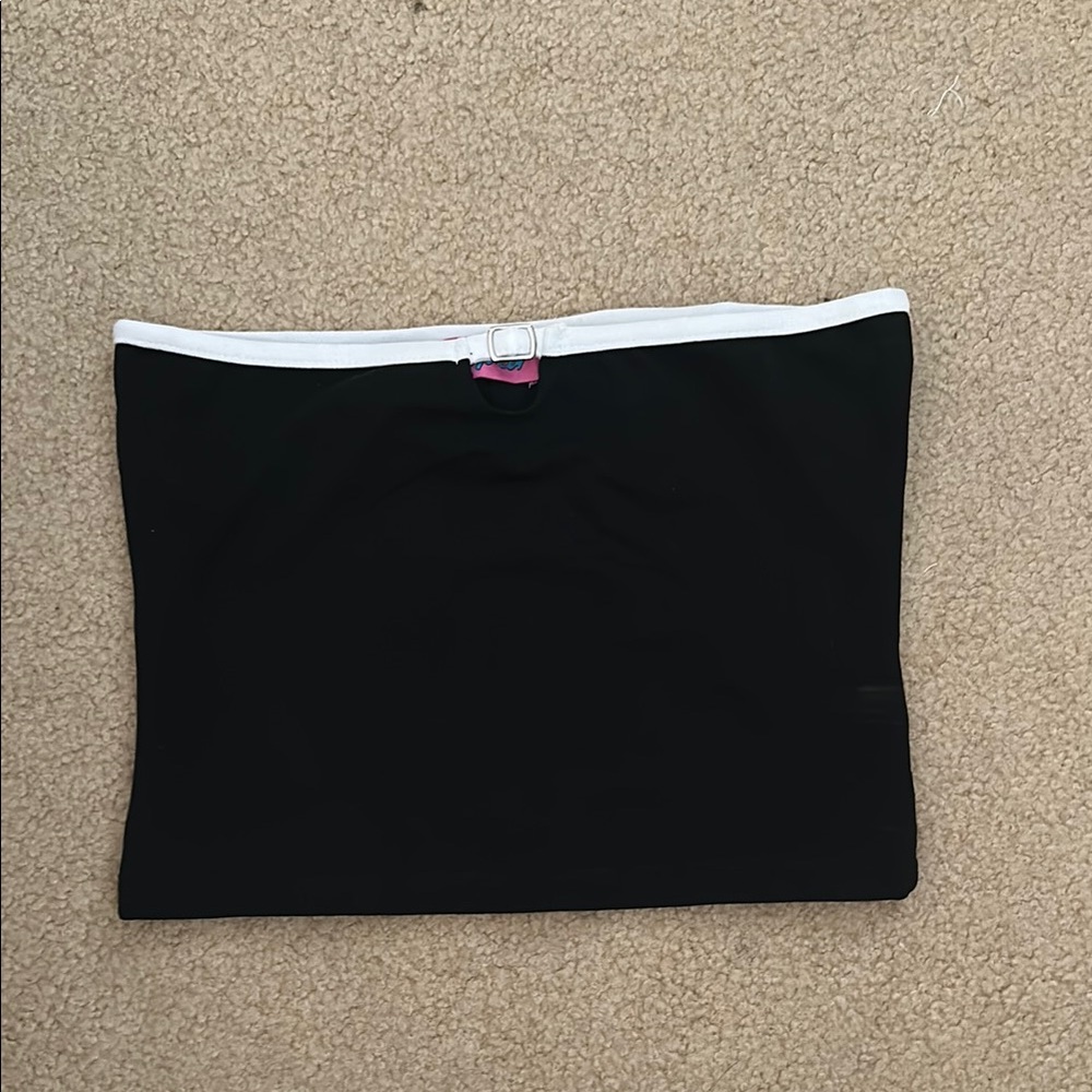 Black and White Buckle Edikted Women's Top